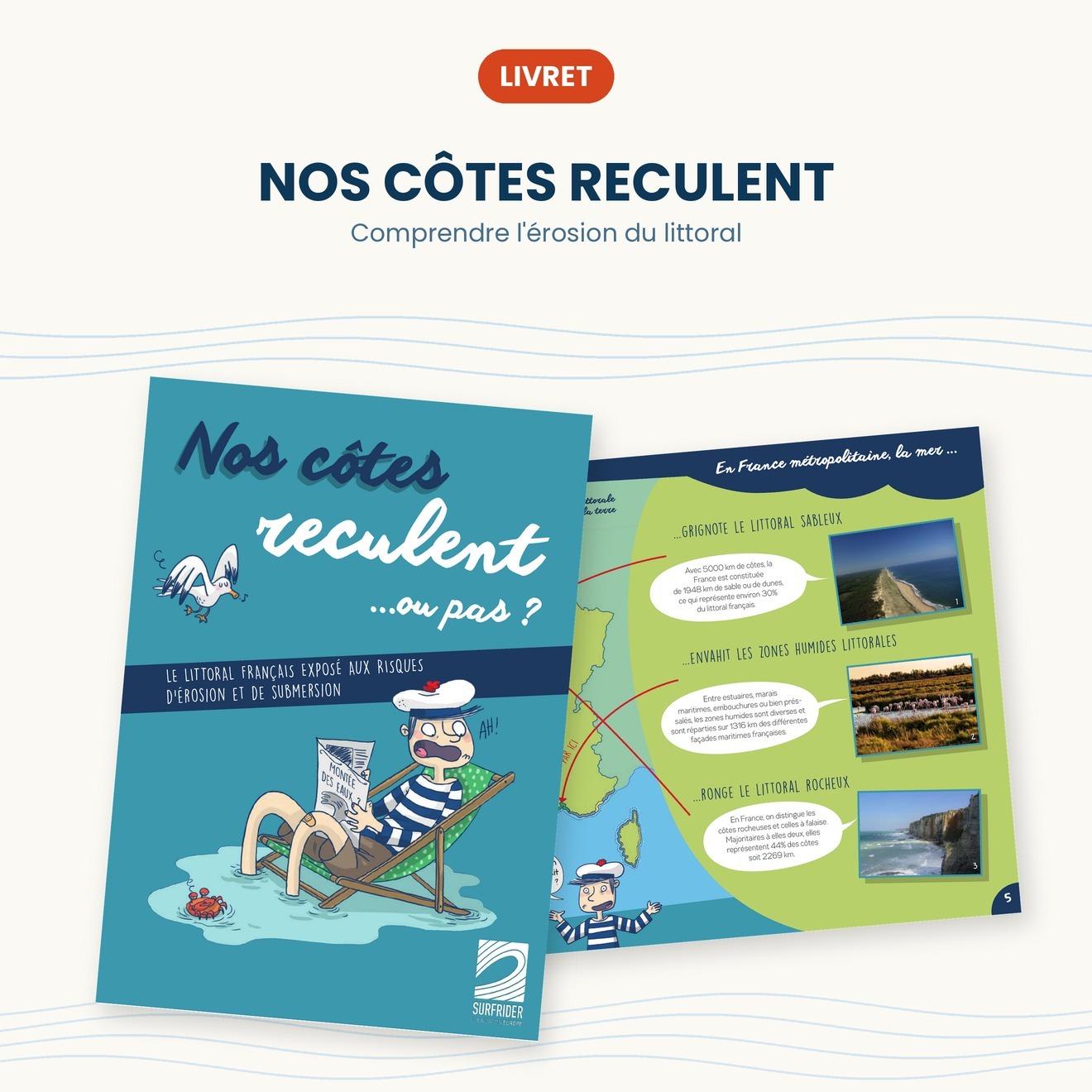 Nos côtes reculent