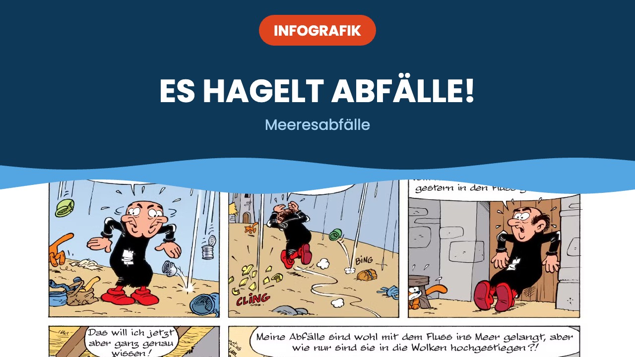 Es hagelt Abfälle! – Infografik